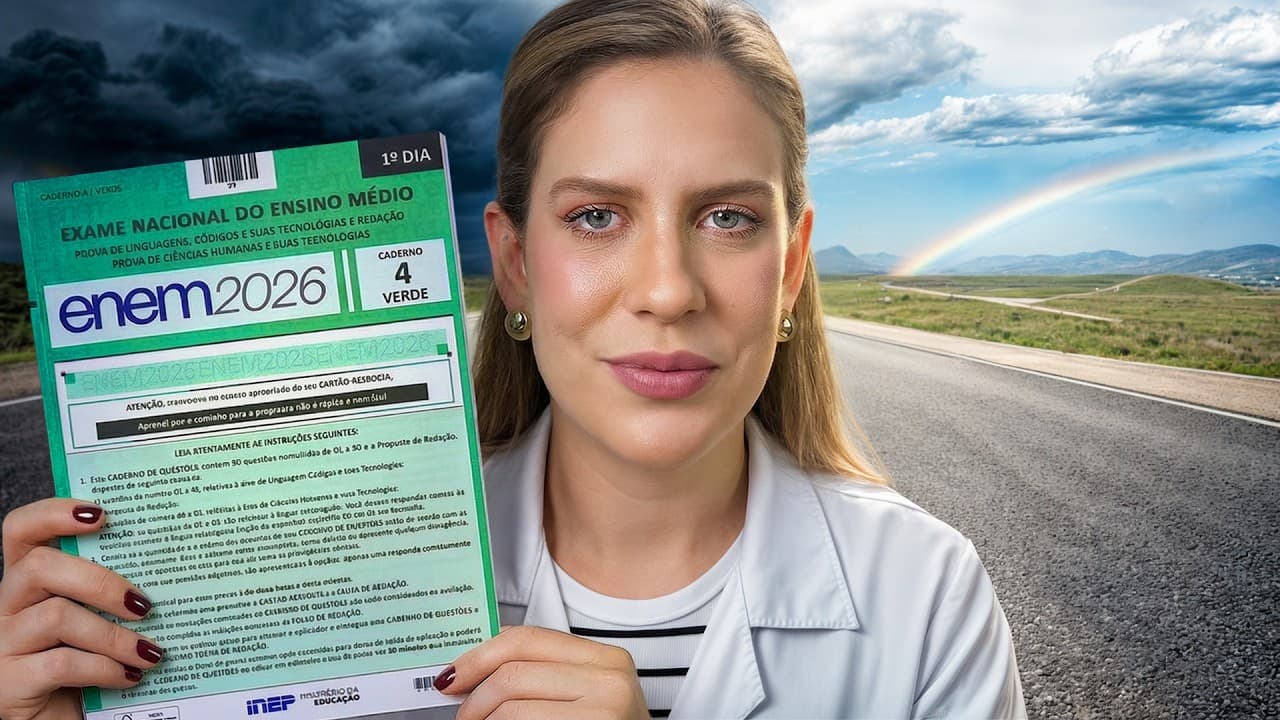 Thumbnail: Como ESTUDAR REDAÇÃO para o ENEM 2026 com BASE ZERO