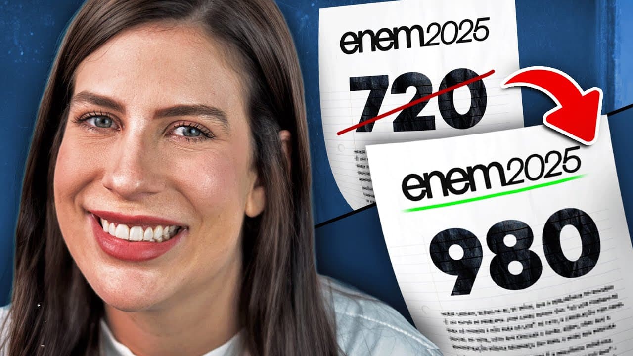 Thumbnail: 13 PASSOS PARA A SUA MELHOR REDAÇÃO l Enem 2025