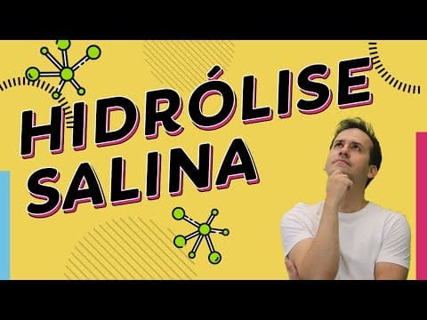 Thumbnail da aula: HIDRÓLISE SALINA | Química para ENEM e Vestibulares | Prof. Paulo Valim