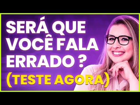Thumbnail da aula: ✅VOCÊ SABE FALAR ESSAS PALAVRAS? A MAIORIA NÃO SABE! ❌❌❌- BARBARISMOS GRAMATICAIS - Professora Pamba