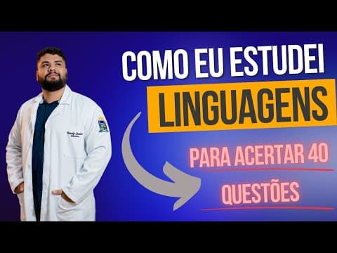 Thumbnail da aula: COMO USAR A MATRIZ DE REFERÊNCIAS PARA ESTUDAR LINGUAGENS | DICAS PARA AUMENTAR SEUS ACERTOS