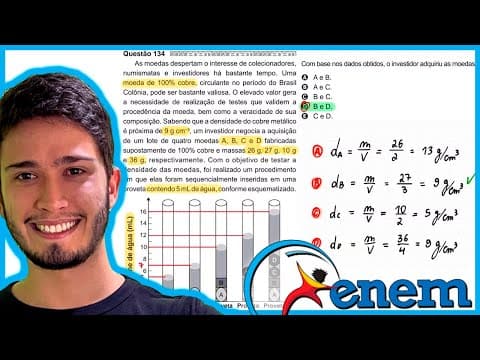 Thumbnail da aula: ENEM 2020 - As moedas despertam o interesse de colecionadores, numismatas e investidores há bastante