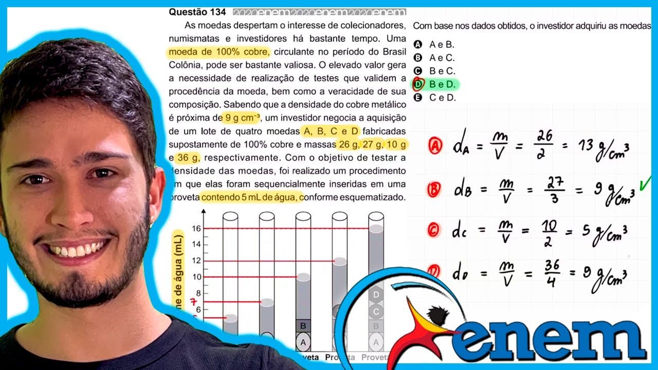 Thumbnail: ENEM 2020 - As moedas despertam o interesse de colecionadores, numismatas e investidores há bastante