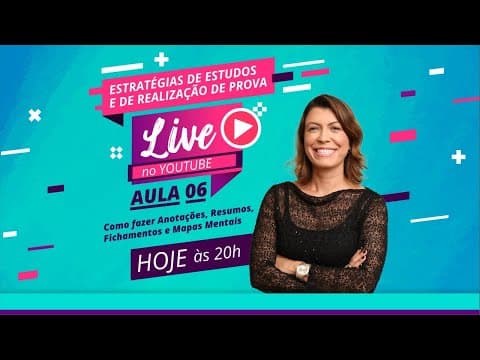 Thumbnail da aula: Aula 6 - Como fazer anotações, resumos, fichamentos e mapas mentais