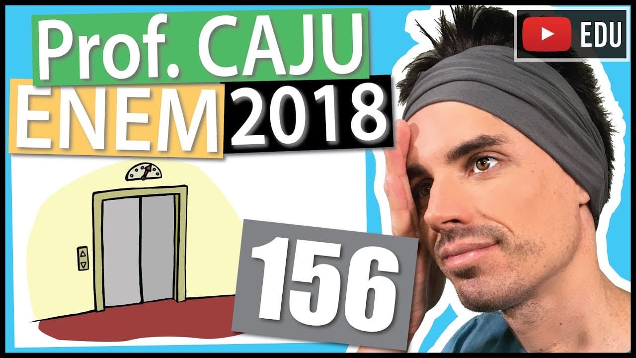 Thumbnail: [ENEM 2018] 156 📓 CAMINHOS Um edifício tem a numeração dos andares iniciando no térreo (T), e