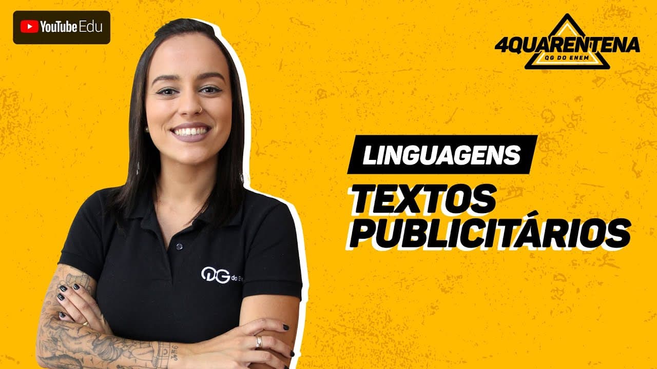 Thumbnail: QUARENTENA: Textos Publicitários | Linguagens
