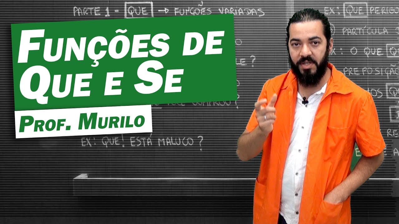 Thumbnail: Gramática - Funções de QUE e SE