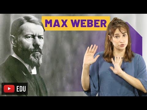 Thumbnail da aula: Max Weber | Resumo