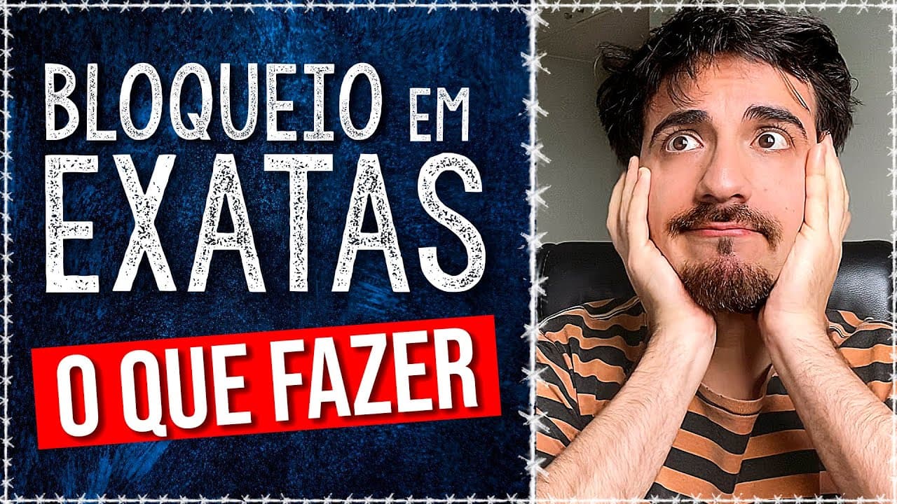 Thumbnail: Como Superar o BLOQUEIO em MATEMÁTICA... E Aprender DE VERDADE