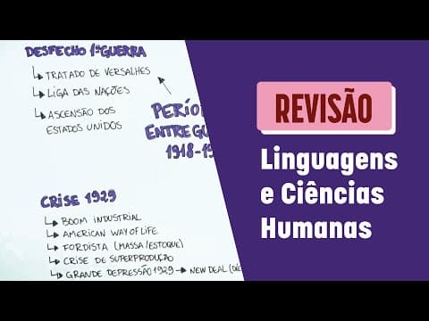 Thumbnail da aula: Revisão de Ciências Humanas e Linguagens para o ENEM 2024