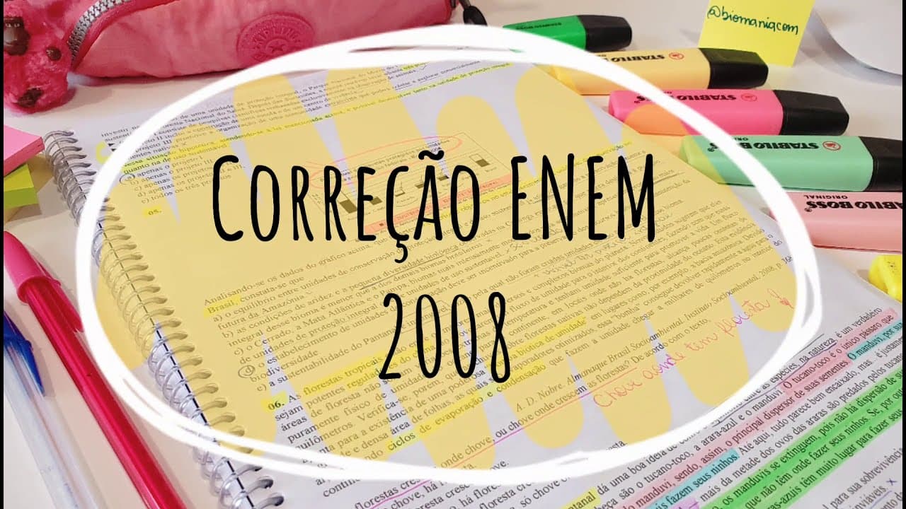 Thumbnail: Correção ENEM 2008 - Biologia