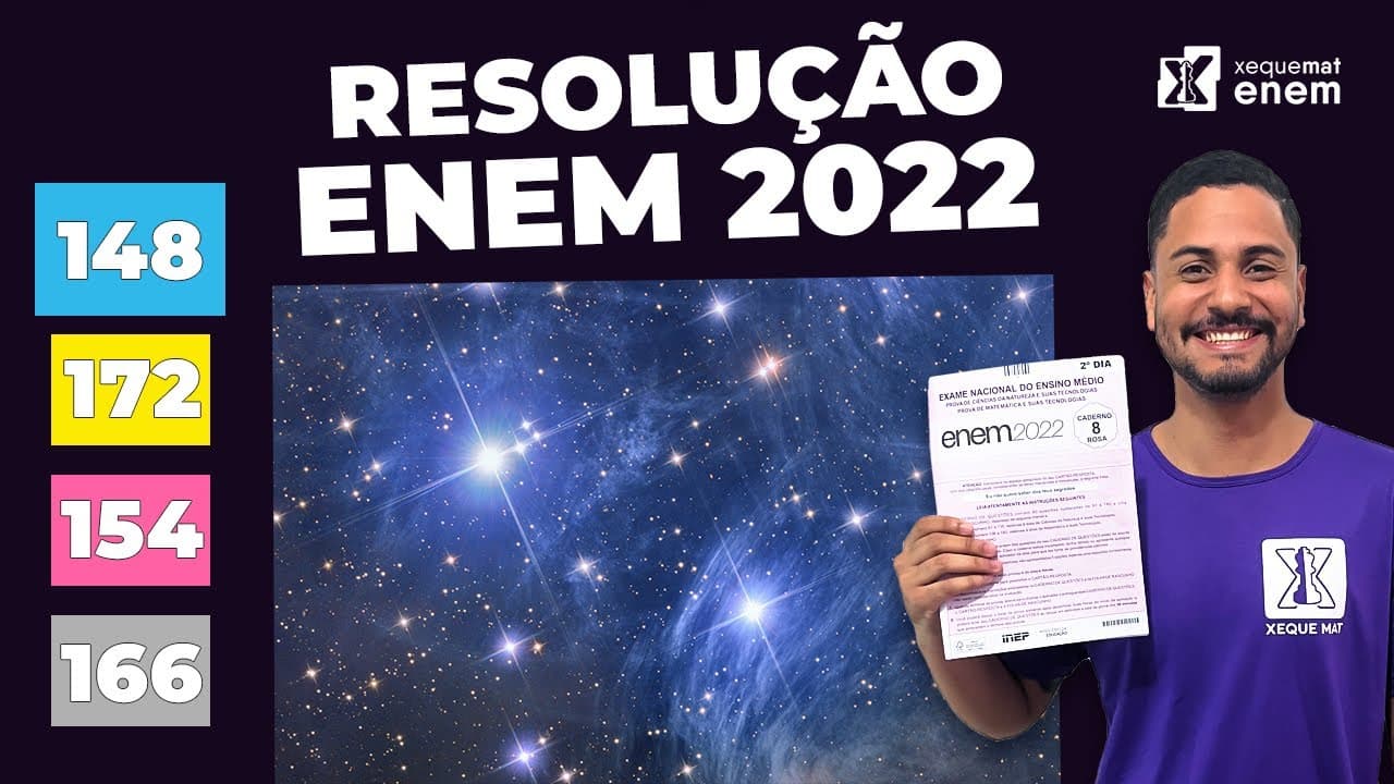 Thumbnail: 🔘Questão 148 - Caderno Azul | Razão e Proporção | MATEMÁTICA ENEM 2022