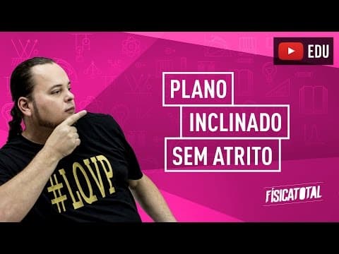 Thumbnail da aula: Dinâmica | Forças | Plano inclinado sem e com atrito | ENEM e vestibulares