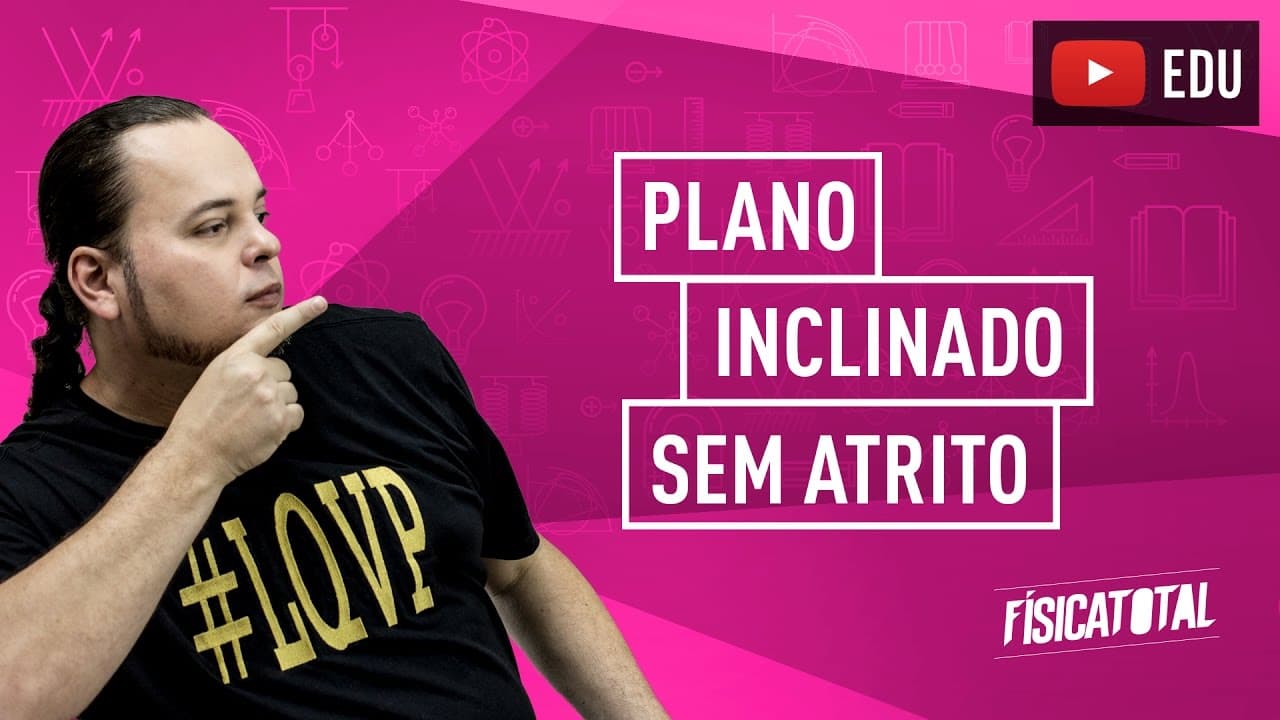 Thumbnail: Dinâmica | Forças | Plano inclinado sem e com atrito | ENEM e vestibulares