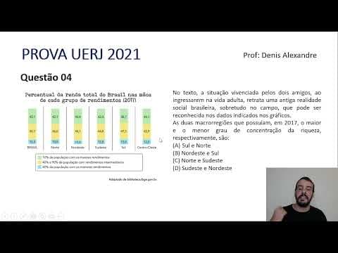 Thumbnail da aula: Vestibular UERJ 2021 - Concentração de riqueza