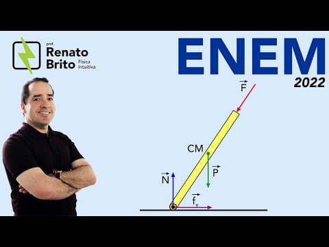 Thumbnail da aula: Enem 2022 | Física | Tribologia é o estudo da interação entre duas superfícies em contato