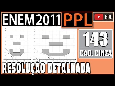 Thumbnail da aula: [ENEM 2011 PPL] 143 📓 GEOMETRIA ANALÍTICA Um programador visual deseja modificar uma imagem