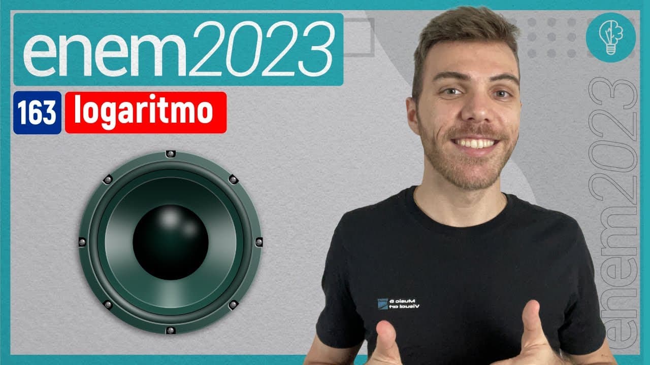 Thumbnail: ENEM 2023 - A exposição a alguns níveis sonoros pode causar lesões auditivas. Por isso  - LOGARITMO