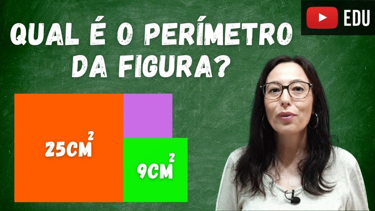 Thumbnail: PERÍMETRO e ÁREA - Professora Angela
