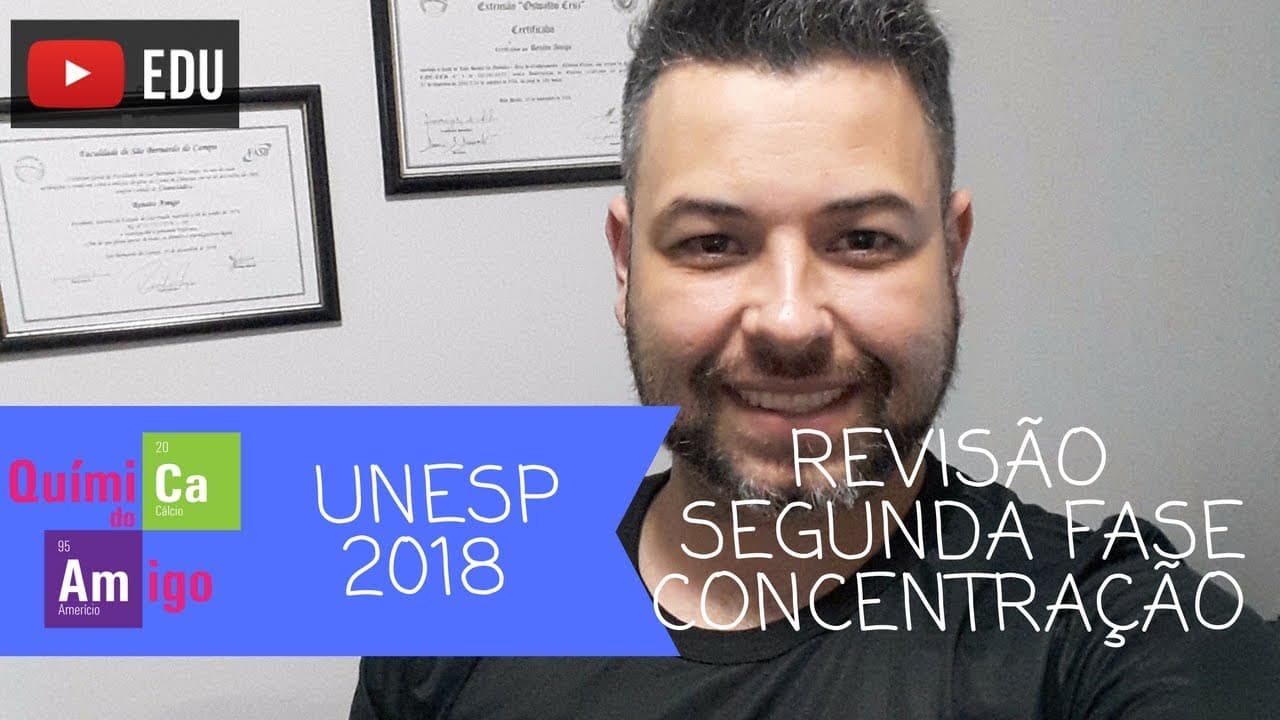 Thumbnail: UNESP 2018 - Revisão - Concentração
