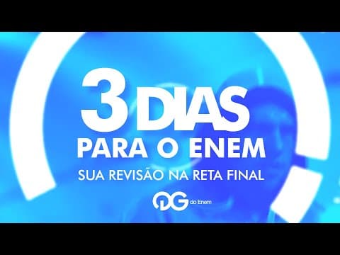 Thumbnail da aula: Texto Dissertativo Redação - Enem | #3dias