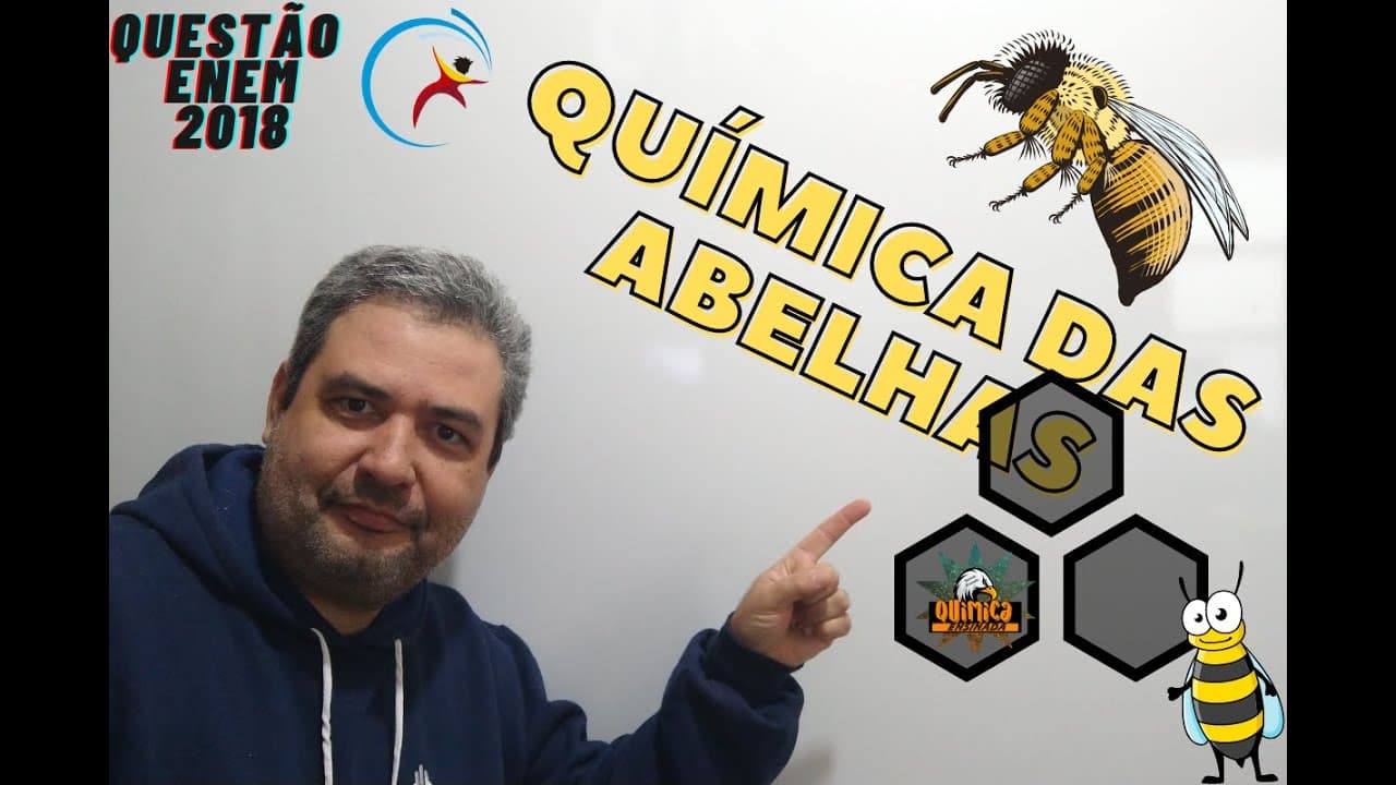 Thumbnail: NÃO MATE AS ABELHAS - Questão das abelhas ENEM 2018 NÃO MATE AS ABELHAS