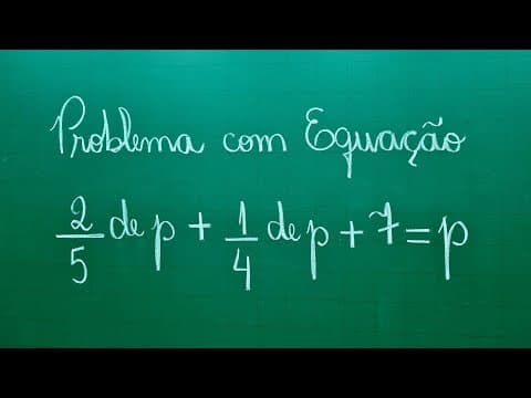 Thumbnail da aula: PROBLEMA COM EQUAÇÃO DO 1º GRAU - Professora Angela Matemática