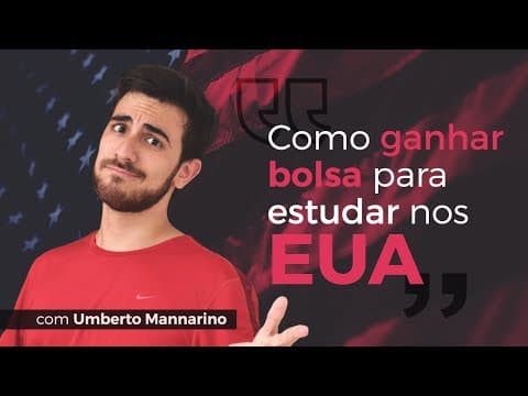 Thumbnail da aula: Como ganhar BOLSA para ESTUDAR NOS EUA - Bate-papo com a BRASA