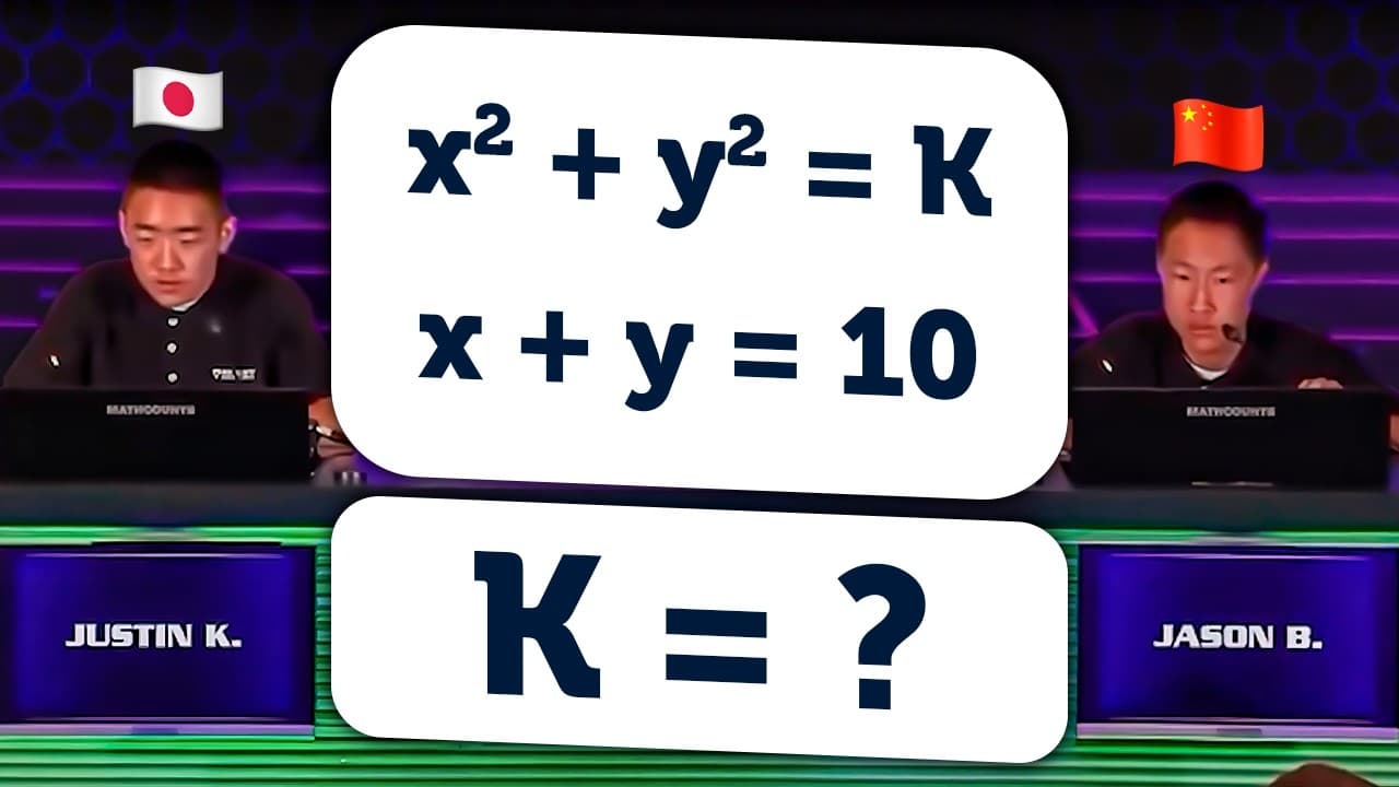 Thumbnail: Quase todo mundo erra esse problema de matemática