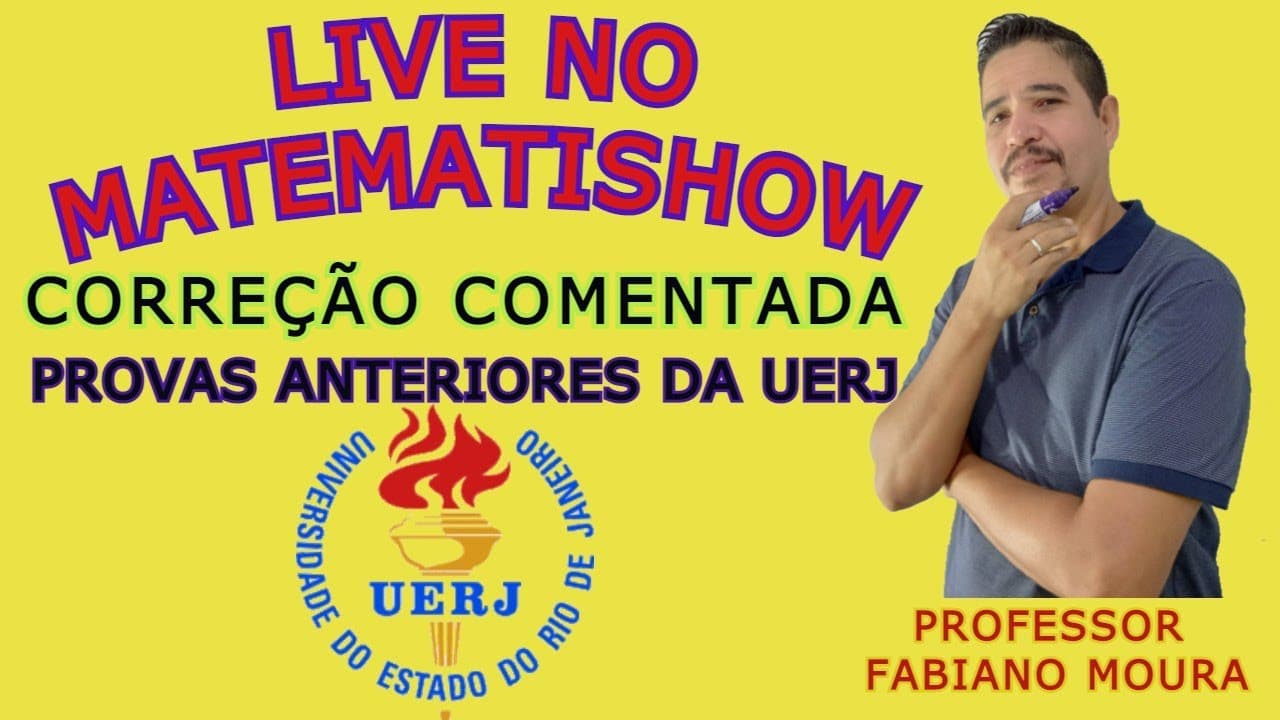 Thumbnail: PROVAS ANTERIORES "VESTIBULAR UERJ" LIVE 2