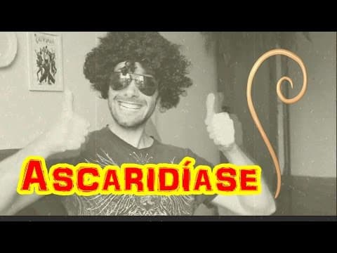 Thumbnail da aula: Ascaridíase (Lombriga - Ascaris lumbricoides) - Parasitologia