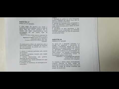Thumbnail da aula: Resolução de questões do Enem 2010 2a aplicação - 47, 48 e 49