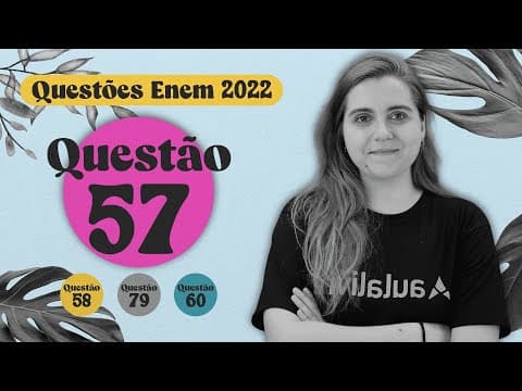 Thumbnail da aula: ENEM 2022 | Política e educação | Questão 57