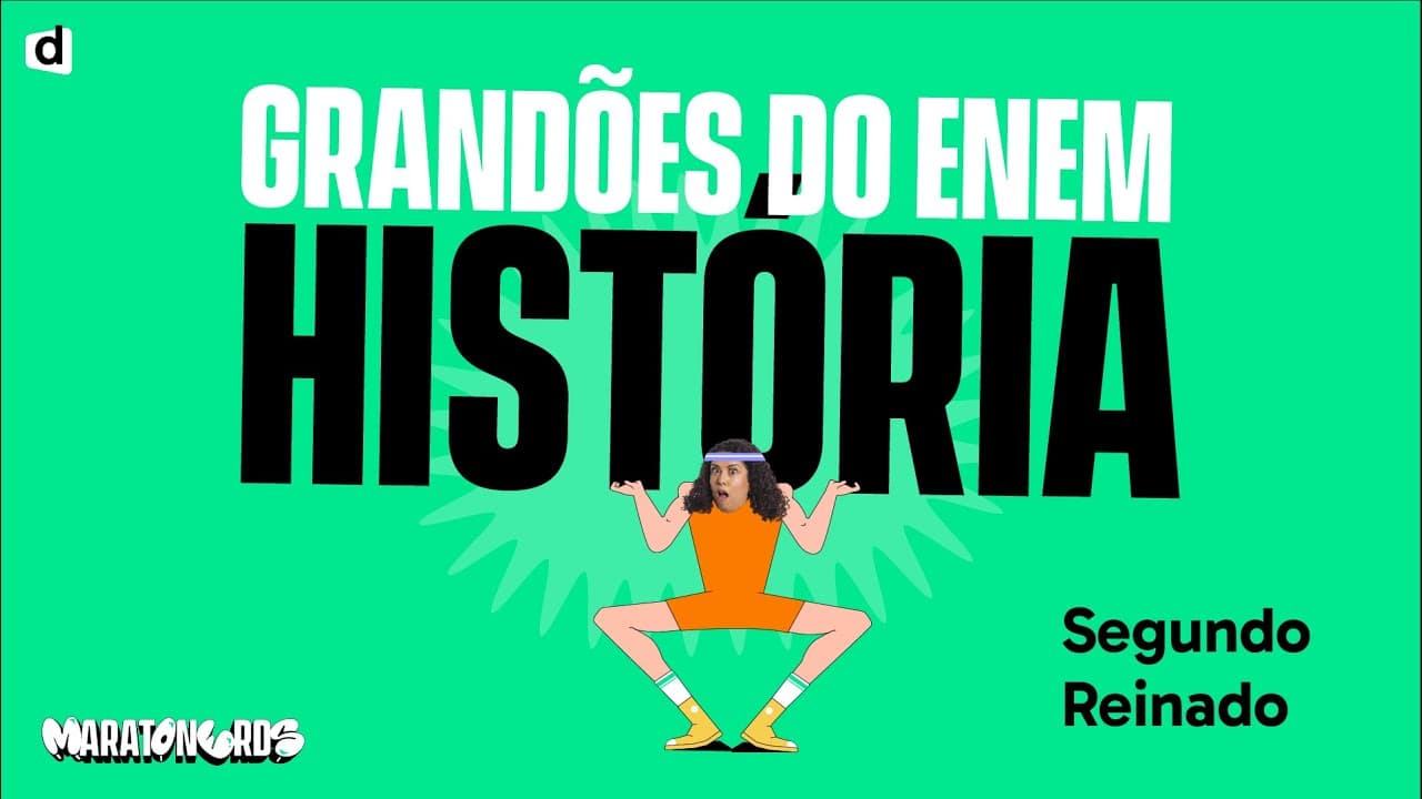 Thumbnail: Segundo Reinado | História | TOP CONTEÚDO ENEM 2023