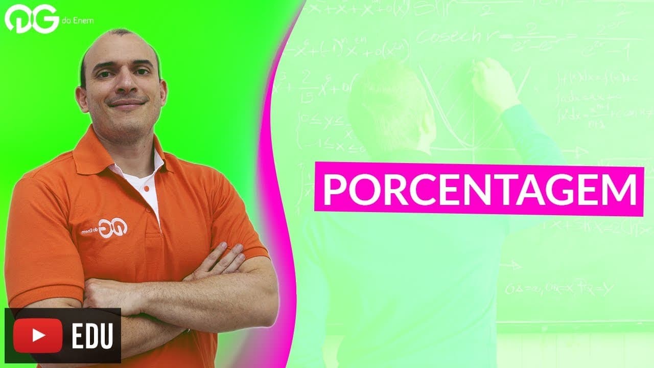 Thumbnail: Porcentagem: Matemática - ENEM