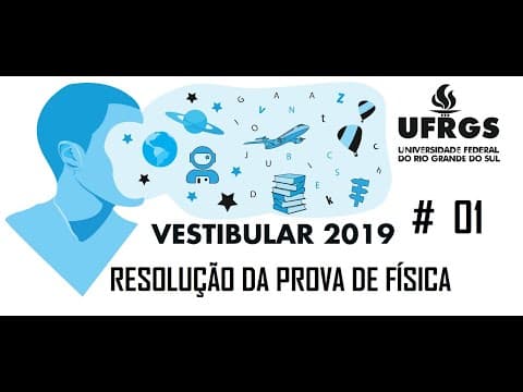 Thumbnail da aula: Resolução da prova de FÍSICA – UFRGS – 2019 – Questão:01.