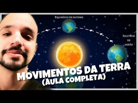 Thumbnail da aula: Movimentos da Terra (Translação e Rotação) e suas consequências - AULA COMPLETA | Ricardo Marcílio