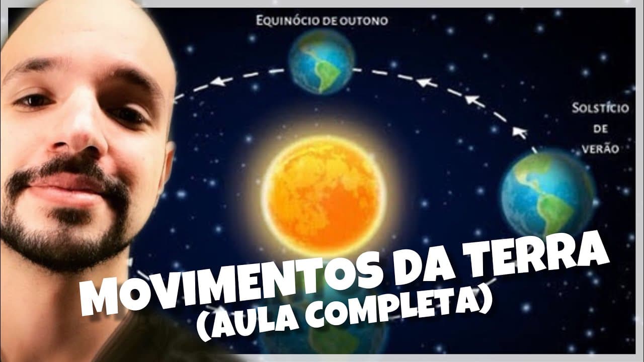 Thumbnail: Movimentos da Terra (Translação e Rotação) e suas consequências - AULA COMPLETA | Ricardo Marcílio