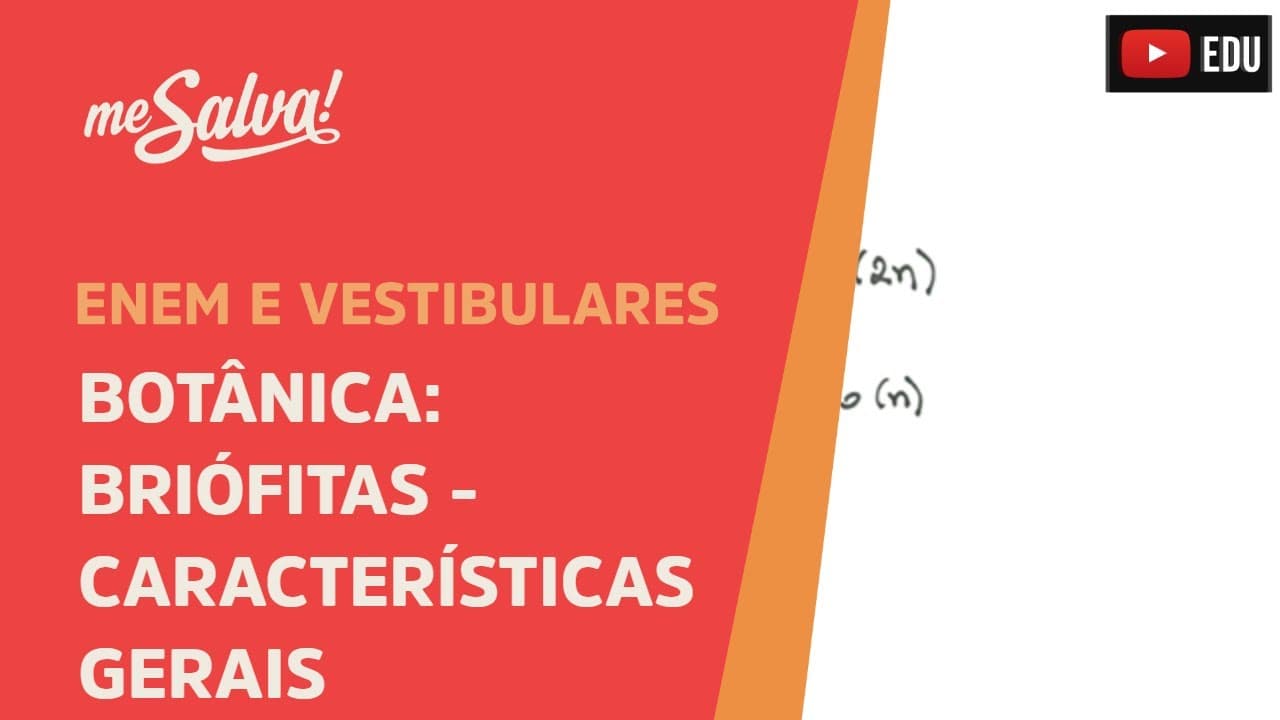 Thumbnail: Me Salva! BOT03 - Botânica - Briófitas: Características gerais