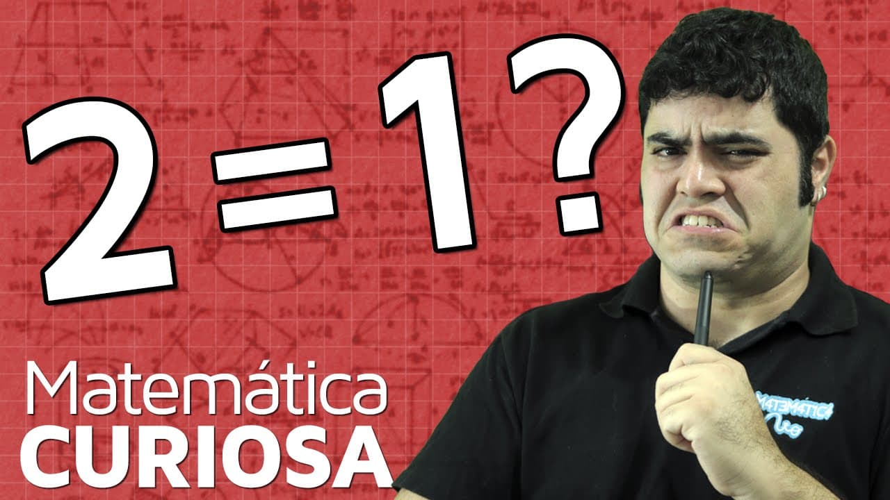 Thumbnail: 2 = 1? Onde está o erro? | Matemática Rio