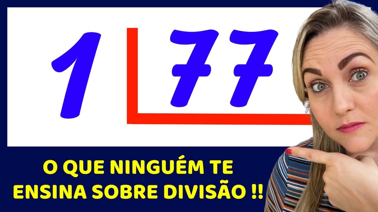 Thumbnail: 😱 NÃO ERRE MAIS DIVISÃO!!  Matemática básica todo dia.📚🚀
