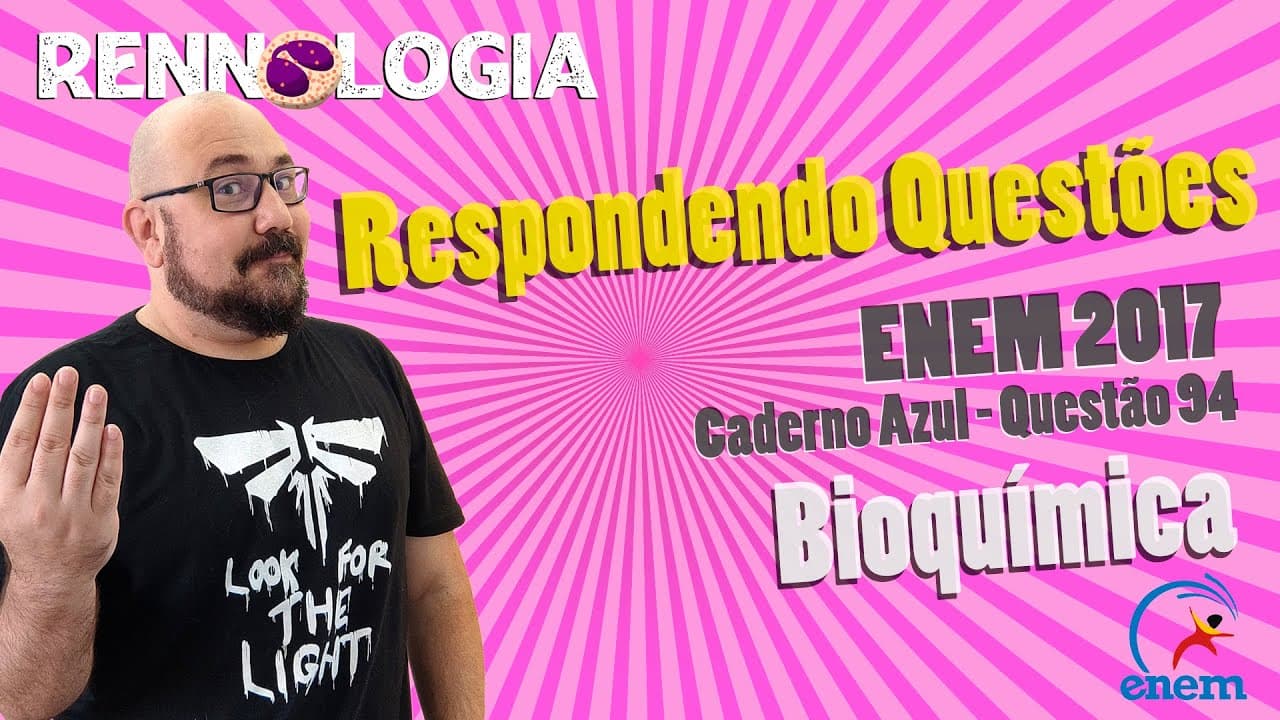 Thumbnail: Resolução de Questões - Bioquímica - ENEM 2017 - Caderno Azul - Questão 94