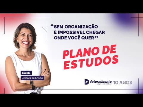 Thumbnail da aula: Como iniciar os estudos - Plano de Estudos