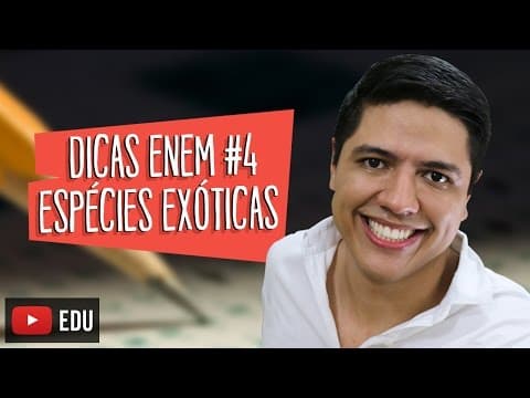 Thumbnail da aula: ESPÉCIES EXÓTICAS OU INVASORAS - DICA ENEM BIOLOGIA #04 - Prof. Kennedy Ramos
