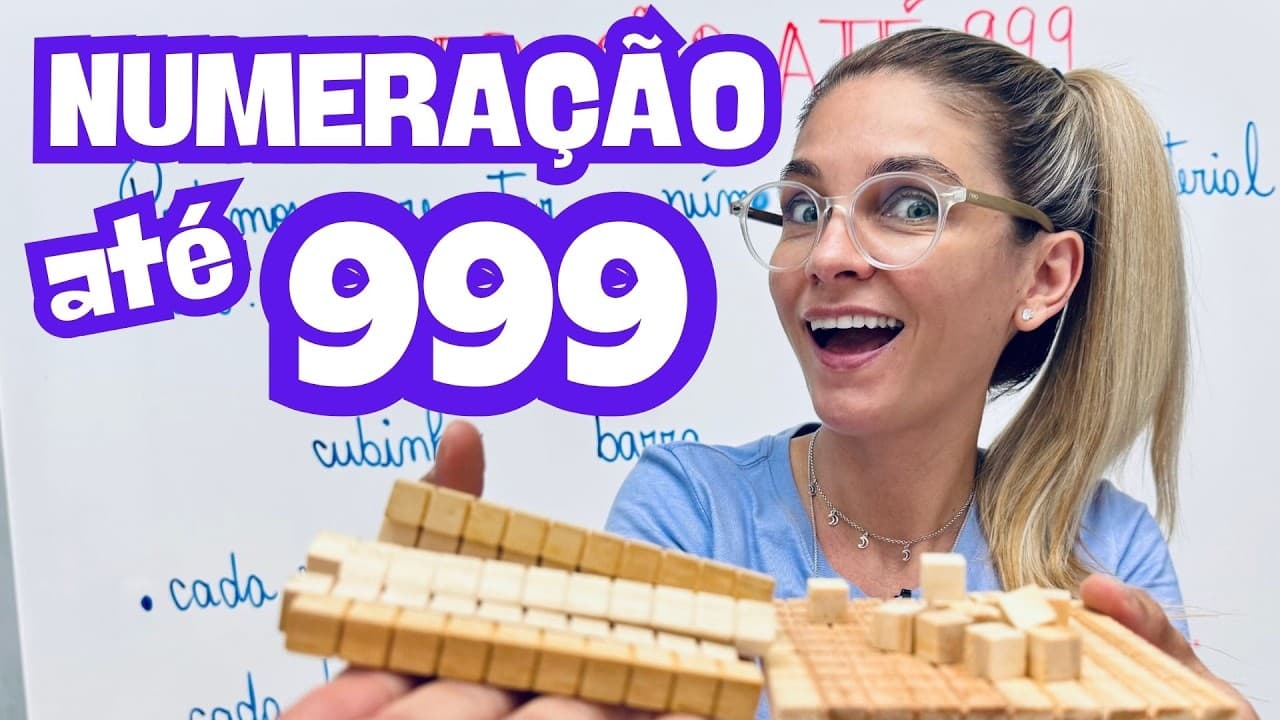 Thumbnail: NUMERAÇÃO ATÉ 999 COM MATERIAL DOURADO 3º ANO ( unidade, dezena e centena )