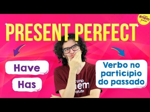 Thumbnail da aula: PRESENT PERFECT | Resumo de Inglês para o Enem