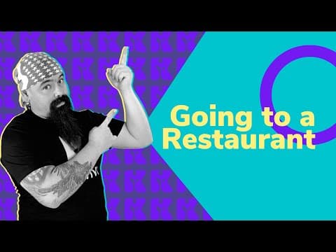 Thumbnail da aula: Going to a restaurant | Inglês 2.0 | Kultivi | Rui Ventura