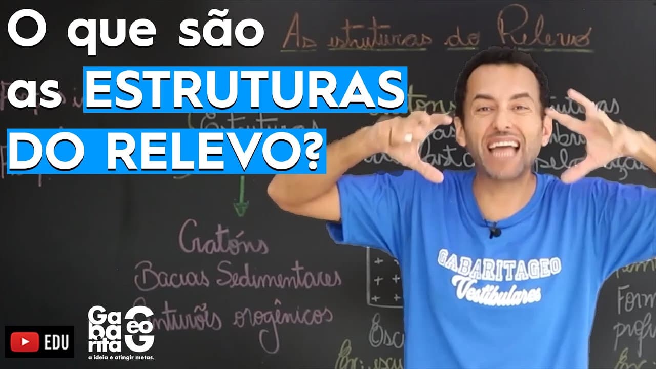 Thumbnail: O que são as estruturas do Relevo? | Relevo Brasileiro| Geografia |