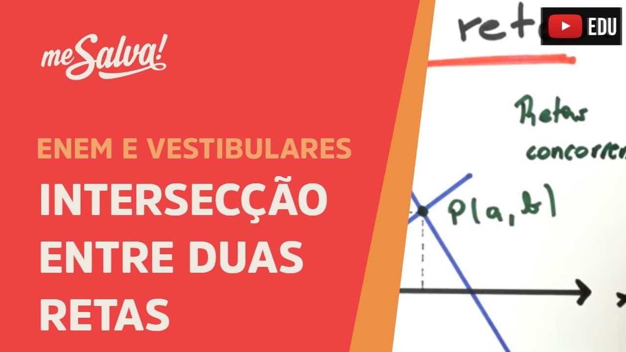 Thumbnail: Me Salva! GA18 - Intersecção entre duas retas