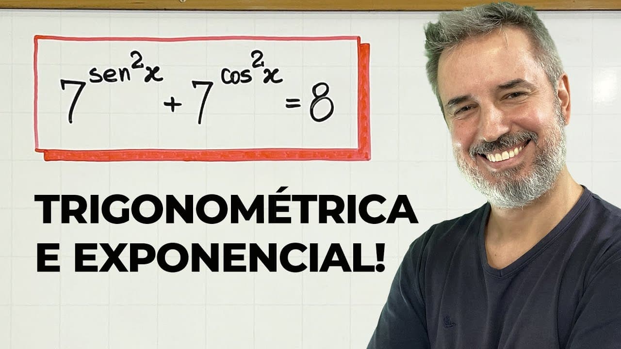 Thumbnail: UMA EQUAÇÃO EXPONENCIAL TRIGONOMÉTRICA! 🤯